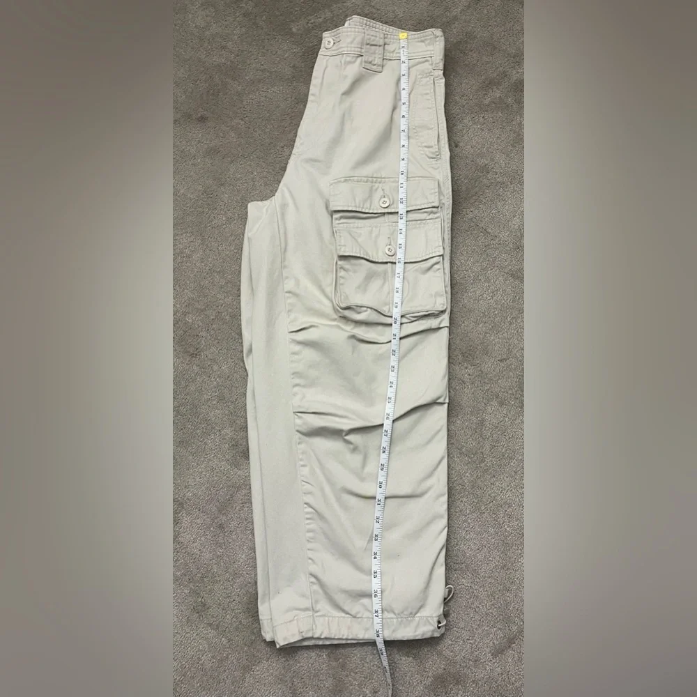 BDG Men’s Cargo Pants Beige Utility Y2K Streetwear Size S